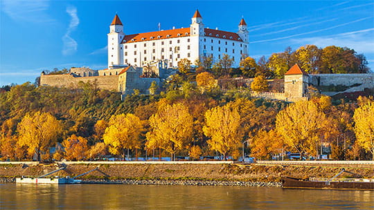 Bratislava and the Danube river
